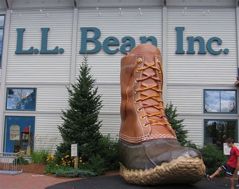 LL bean boot at flagship store